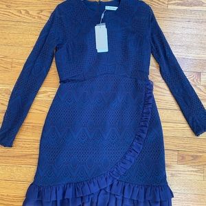 Cobalt blue cocktail dress